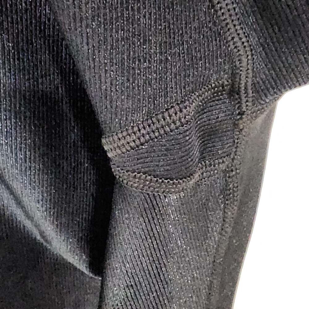 OFFLINE by Aerie Black Ribbed High-Waisted 7/8 Leggings - Picture 6 of 12